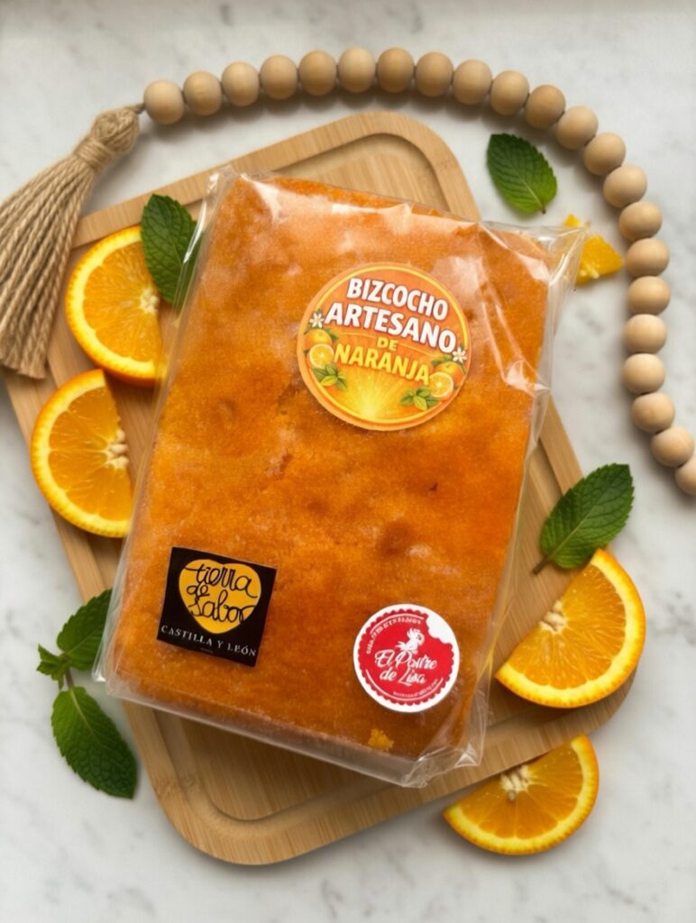 Bizcocho de naranja artesanal 