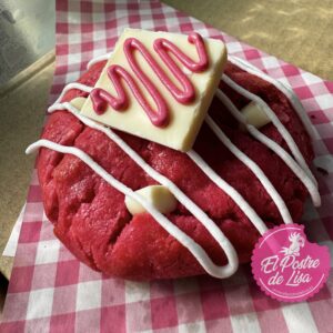 Cookies de Frambuesa rellena y Chocolate Blanco