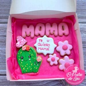 👩‍👧‍👦💖🍪 Set de Galletas Decoradas Te Quiero Mamá - ¡Un Dulce Mensaje de Amor para Mamá! 🎁💕
