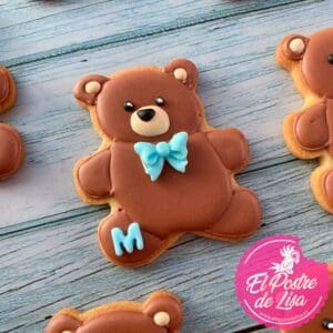 🐻🎀 Galletas Decoradas Osito Lazo  Deliciosas y encantadoras delicias