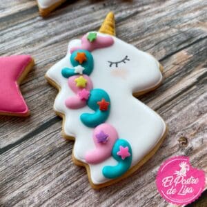 🦄✨🍪 Galletas Decoradas Unicornio con Estrellas - ¡Dulzura y Magia en cada Mordisco! 🎁🌟