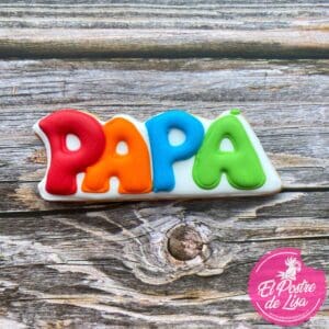 👨🌈🍪 Galletas Decoradas Papá Multicolor - ¡Un Regalo Dulce y Colorido para el Mejor Papá! 🎁🎨