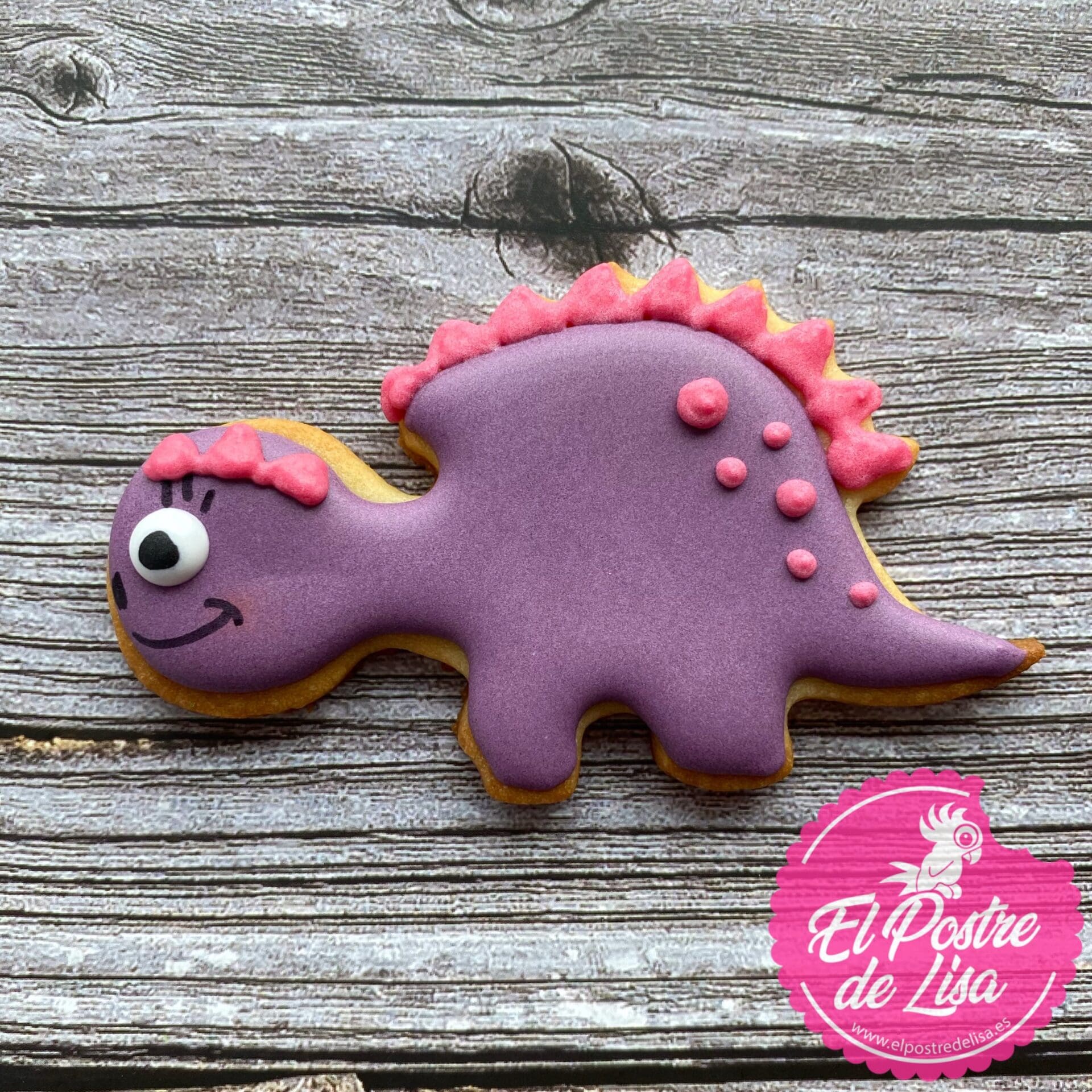 Galletas decoradas bebé dinosaurio El postre