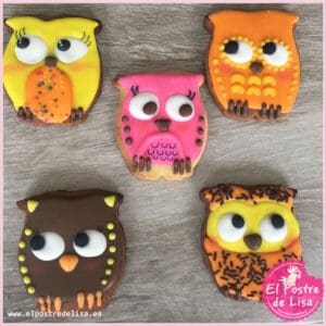 🦉🍪 Galletas Decoradas Búhos Risueños - Delicias adorables que te harán sonreír con cada bocado