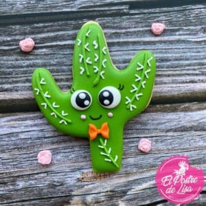🌵🍪 Galletas Decoradas Cáctus Flakito Un Toque de Desierto en Cada Mordisco 💚