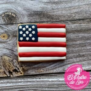 Galletas Decoradas Bandera de EEUU - ¡Celebra con un Toque Patriótico!