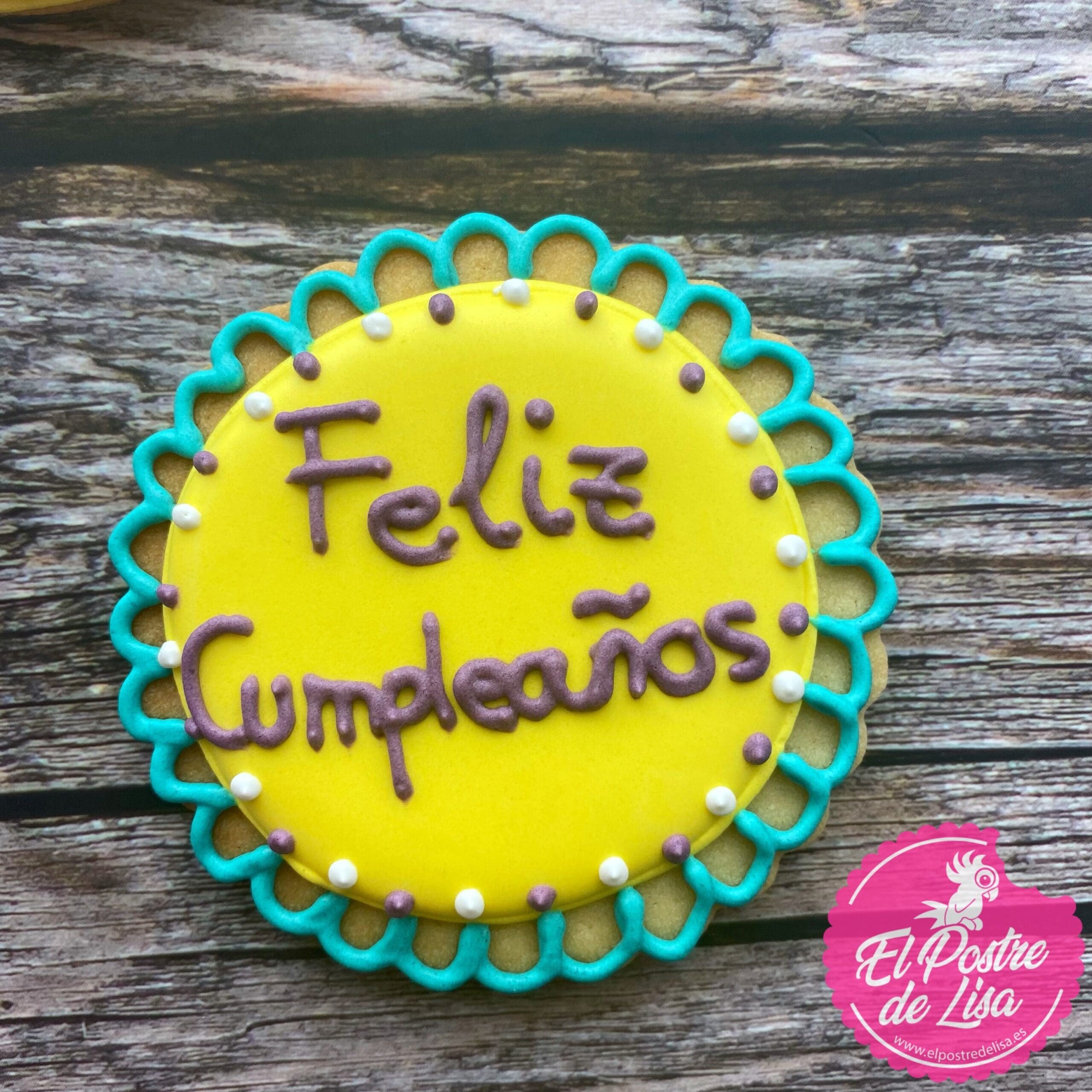 Set Galletas Decoradas Feliz Cumpleaños! - El postre de Lisa