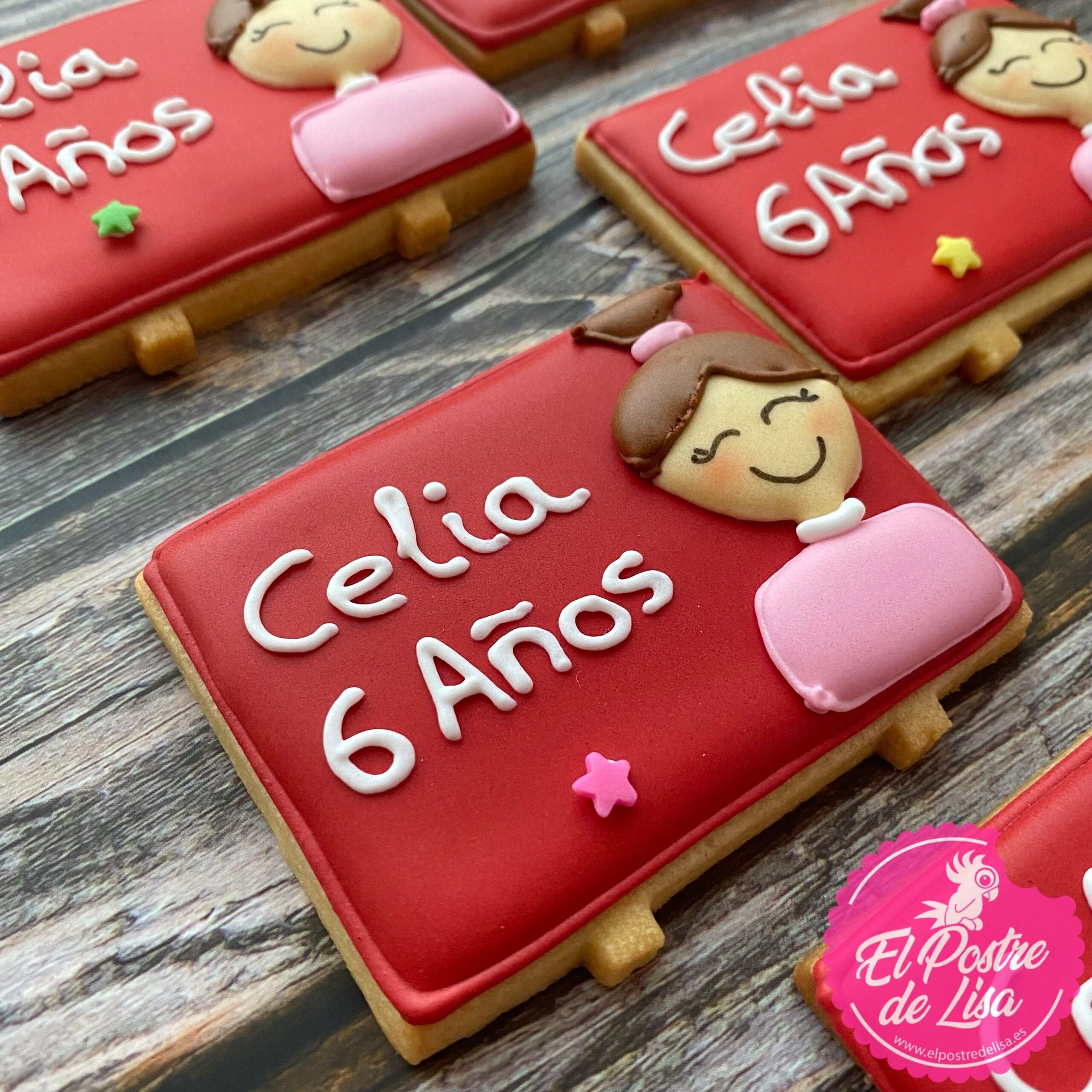 Galletas Decoradas con nombre personalizado para cumples - El