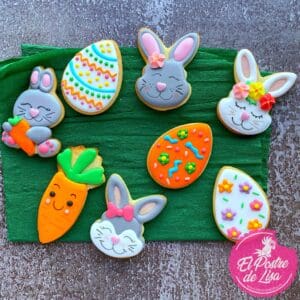 🐰🍪 Set de Galletas Decoradas de Pascua - ¡Celebra la Alegría de la Temporada con estas Delicias! 🥚🌷