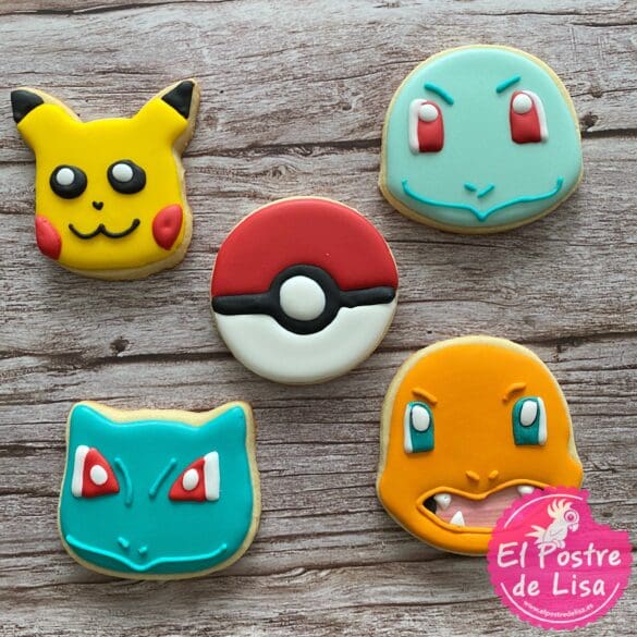 Galletas Decoradas de Pokemon