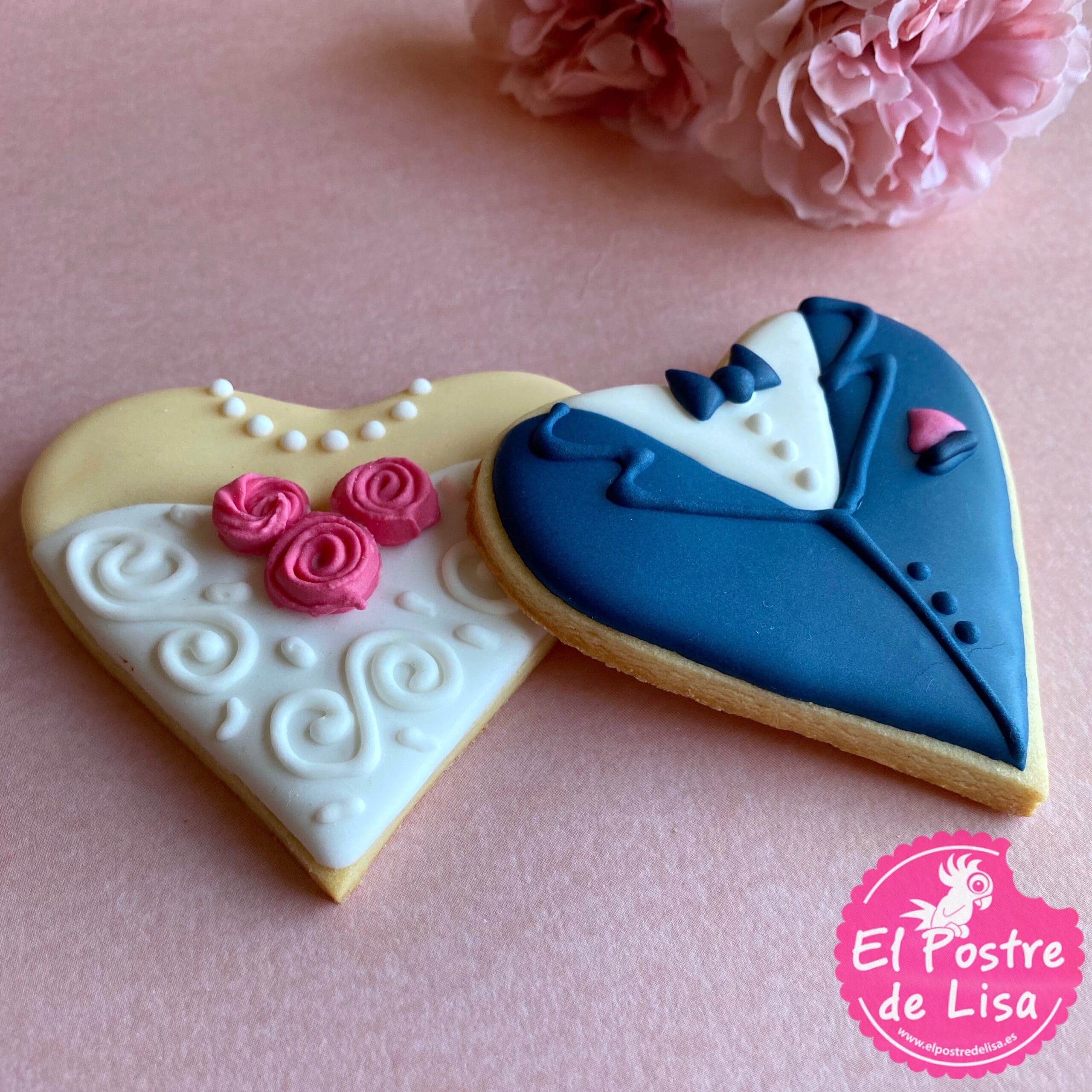 Alergia Antología Tipo delantero Galletas Personalizadas para Bodas y Enlaces - Las 10 mas vendidas