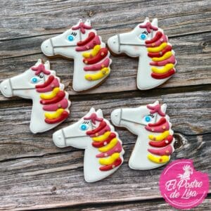 🌈🐴🍪 Galletas Decoradas Pony Multicolor - ¡Dulzura y Color en cada Bocado! 🎁😄