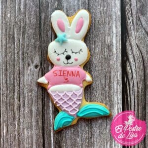 🧜‍♀️🐰 Galletas Decoradas Conejo Sirena Un Encanto Submarino en Cada Mordisco 🍪🧜‍♀️