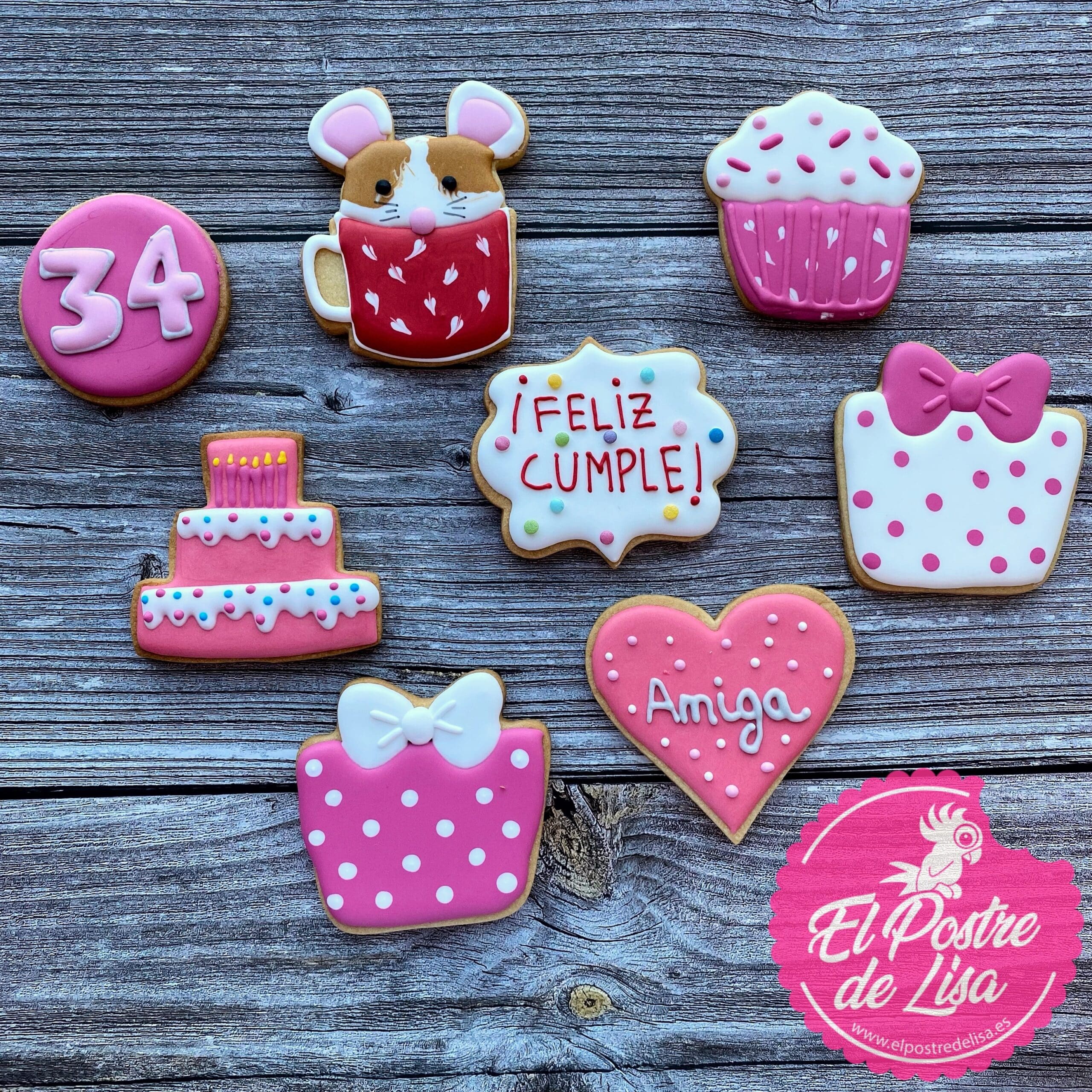 18 galletas personalizadas