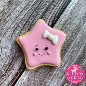 🌟🍪😄 Galletas Decoradas Estrella Risueña Un Bocado de Dulzura Estelar y Alegría 😊