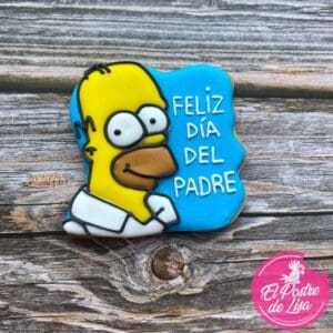 🍩📢🍪 Galletas Decoradas Mensaje Homer Simpson - ¡Divertidas y Deliciosas Galletas con el Toque de Homer! 🎁😄