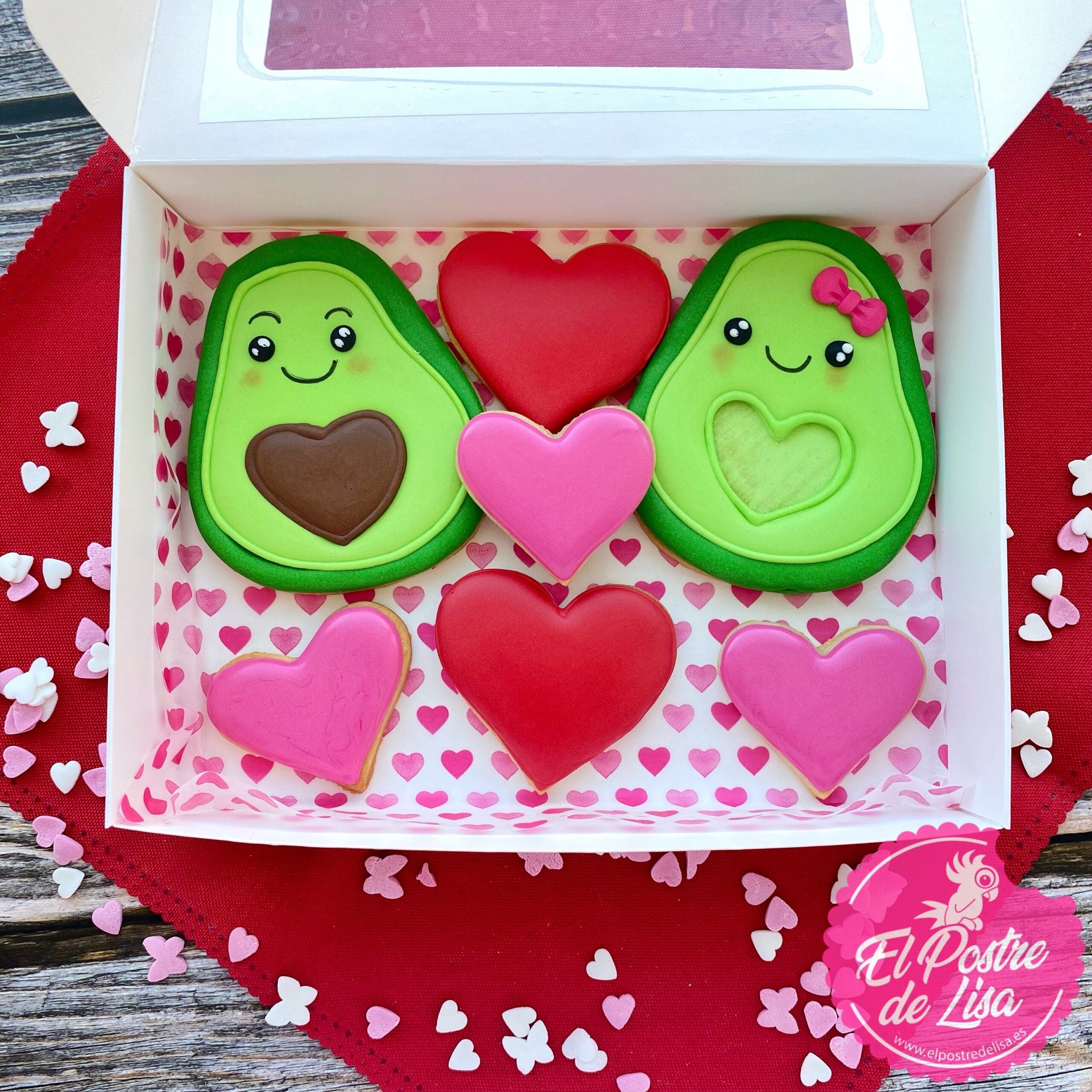 💖 Set Amoroso de Galletas Decoradas para San Valentín: Delicioso Romance  💏 - El postre de Lisa - Galletas Decoradas y PersonalizadasSet Amoroso  Galletas decoradas San Valentin