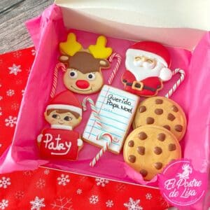 🎅🍪 Set Especial Galletas Decoradas Papá Noel - ¡Celebra la Magia Navideña con Estas Delicias Dulces! 🎄🎁