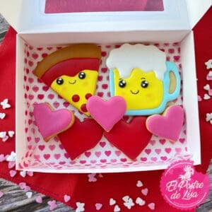 💕 Set Divertido de Galletas Decoradas para San Valentín: Risas y Amor 💑