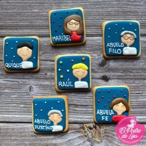 Galletas decoradas de tu familia