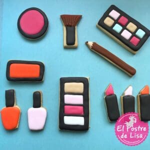 Set de Galletas Decoradas de Maquillaje: Belleza en Cada Bocado 💄🍪