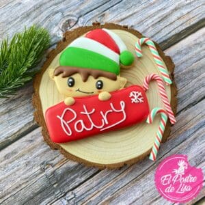 🧝‍♂️🍪 Galletas Decoradas Súper Duende con Nombre Personalizado - ¡Un Dulce y Heroico Toque Personal para tu Navidad! 🎄🎁