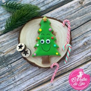 🎄🍪 Galletas Decoradas Arbolito Simpático - ¡Un Toque Festivo y Divertido para Tu Navidad! 😄🎉