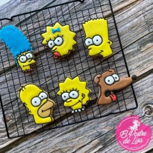 Set de Galletas Decoradas de Los Simpson 🍪📺