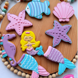 Set Galletas Decoradas La Sirenita Magia y Sabor Bajo el Mar