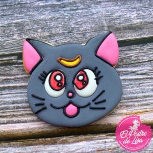 🌙 Galletas Decoradas Pokémon-Gato Luna: Sabor y Encanto Místico 🍪😺