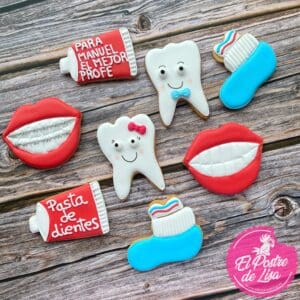 Set de 8 Galletas Decoradas Dentista - Una Sonrisa Dulce para los Cuidadores de Sonrisas 😁🍪