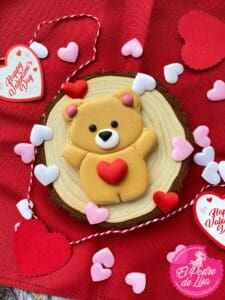 🐻❤️ Galletas Decoradas Osito Corazón Dulzura en Cada Mordisco 🌈🍪