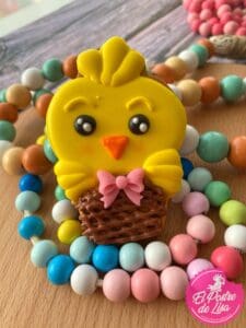 🐥🍪 Galletas Decoradas Pollito de Pascua en Cesta - ¡Celebra la Alegría de la Pascua con esta Dulce Delicia! 🐰🌷