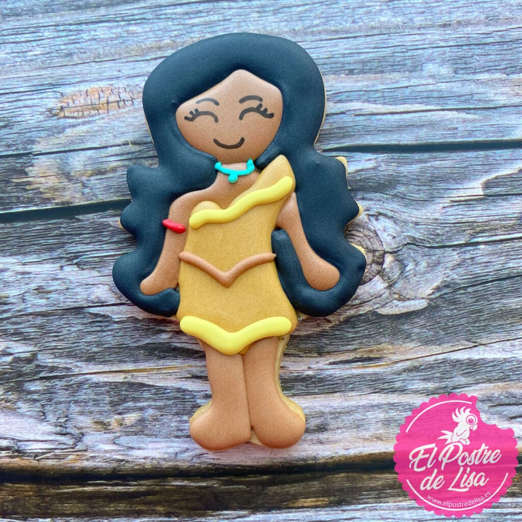 Princesa Pocahontas, inspiración para las galletas decoradas