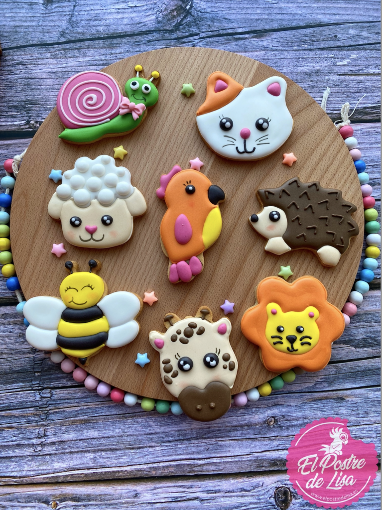Galletas decoradas de animales