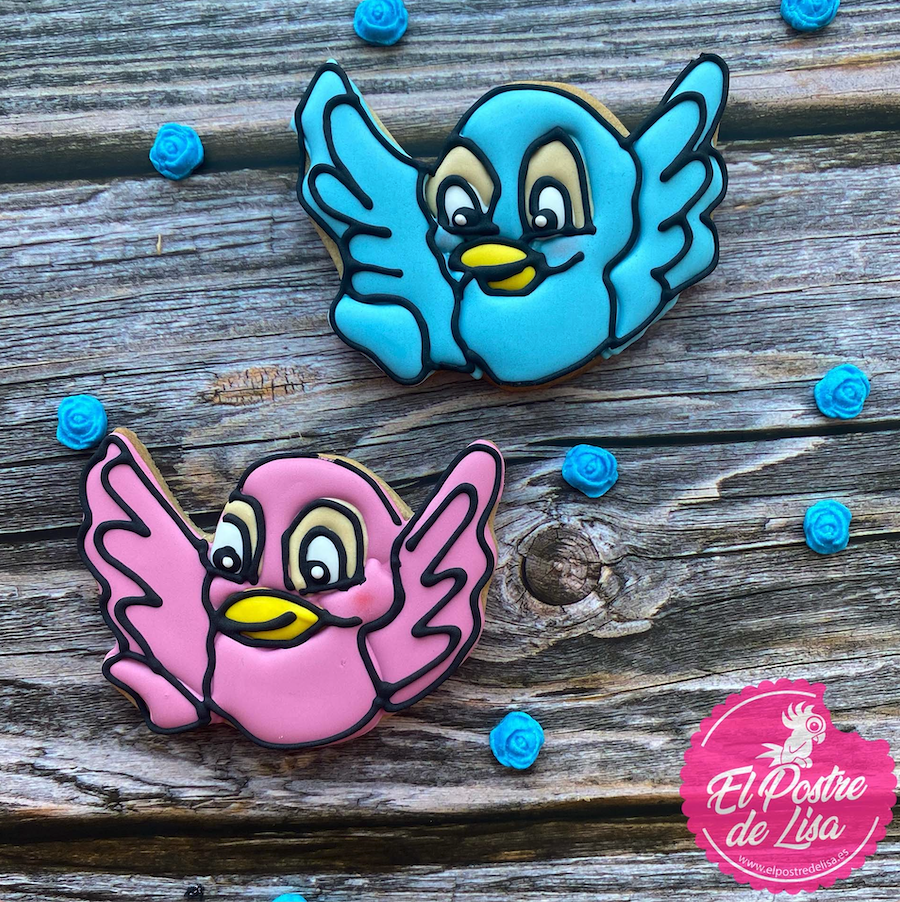 Galletas Decoradas Pajaritos de Cenicienta – Detalles encantadores para tus celebraciones