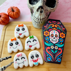 Mini Pack Ataúd de Galletas de Halloween