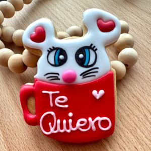 Galletas Decoradas Ratoncito Amoroso Dulzura y Amor en Cada Mordisco